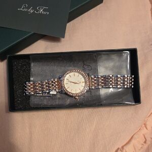 Lucky Fours Venoria Womens Watch Silver & Rose Gold